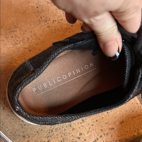 Public Opinion Black canvas sneakers - Picture 4 of 4